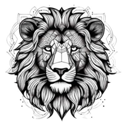 lion ai tattoo